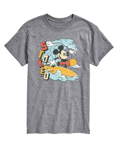 Airwaves Men's Disney Mickey Stoked Short Sleeve T-shirt