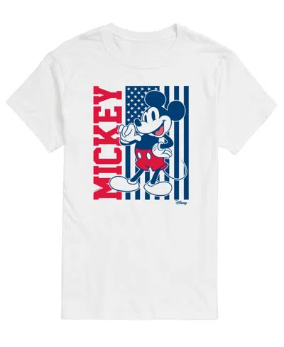 Airwaves Men's Disney Mickey Vertical Flag Short-sleeve Graphic T-shirt In Animal Print
