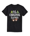 Airwaves Men's Disney Oh Christmas Treats Short-sleeve Graphic T-shirt In Black