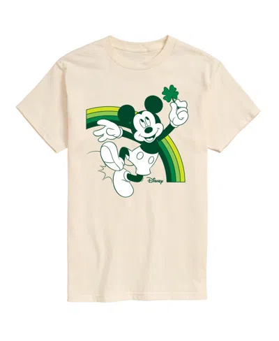 Airwaves Men's Disney Standard Short Sleeve T-shirts In Beige,khaki