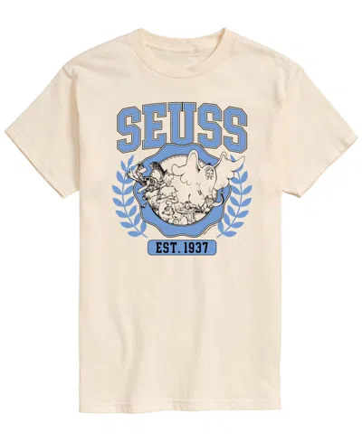 Airwaves Men's Dr. Seuss Dr Seuss Collegiateâ Short-sleeve Graphic T-shirt In White