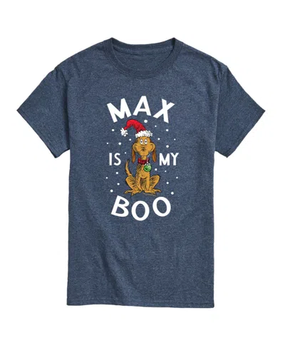 Airwaves Men's Dr. Seuss The Grinch Max Boo Graphic T-shirt In Blue