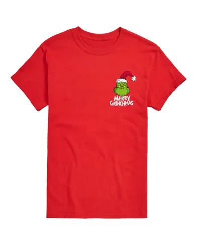 Airwaves Men's Dr. Seuss The Grinch Merry Grinchmas Graphic T-shirt In Red