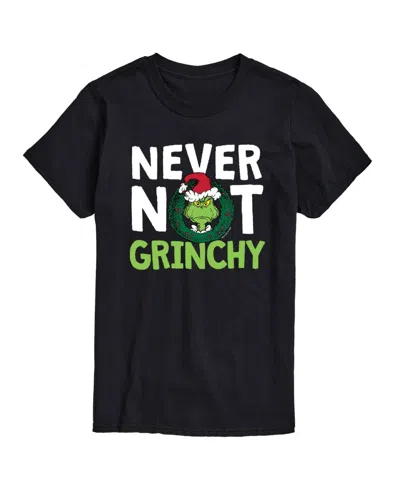 Airwaves Men's Dr. Seuss The Grinch Never Not Grinchy Graphic T-shirt In Black