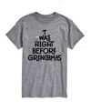 Airwaves Men's Dr. Seuss The Grinch Night Before Christmas Graphic T-shirt In Gray
