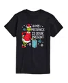 Airwaves Men's Dr. Seuss The Grinch Presence Is Present Graphic T-shirt In Black