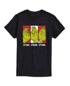 Airwaves Men's Dr. Seuss The Grinch Stink Stank Stunk Graphic T-shirt In Black