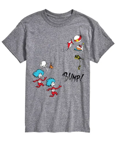 Airwaves Men's Dr. Seuss Thing And Fishâ Short-sleeve Graphic T-shirt In Gray