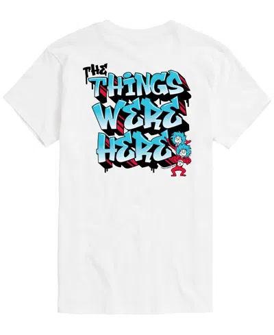 Airwaves Men's Dr. Seuss Things Were Here Short-sleeve Graphic T-shirt In White