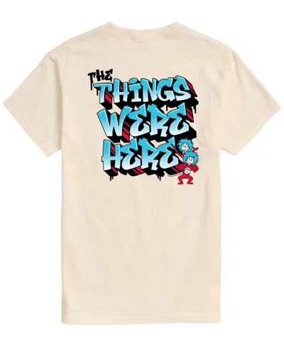 Airwaves Men's Dr. Seuss Things Were Here Short-sleeve Graphic T-shirt In White