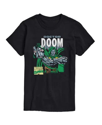 Airwaves Men's Fantastic Four Marvel Comics Dr. Doom Short-sleeve Graphic T-shirt In Black