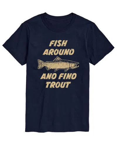 Airwaves Men's Fish Around Short-sleeve Graphic T-shirt In Navy