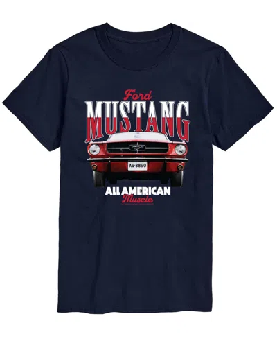 Airwaves Men's Ford 1965 Mustang Short-sleeve Graphic T-shirt In Blue