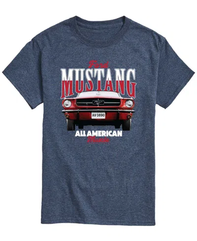 Airwaves Men's Ford 1965 Mustang Short-sleeve Graphic T-shirt In Blue