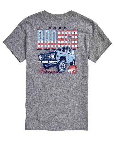 Airwaves Men's Ford 1970 Bronco American Short-sleeve Graphic T-shirts In Gray