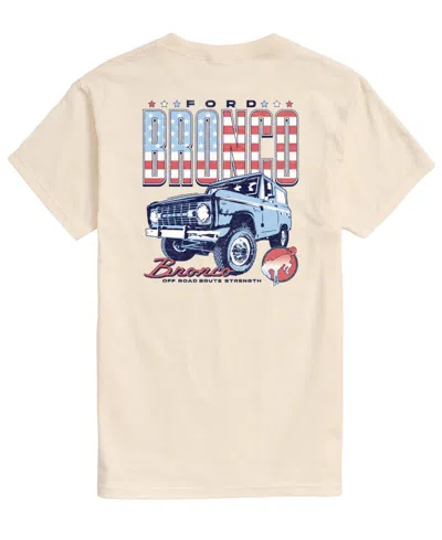 Airwaves Men's Ford 1970 Bronco American Short-sleeve Graphic T-shirts In Neutral