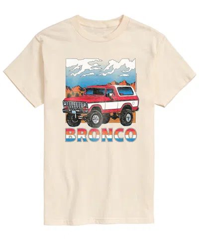 Airwaves Men's Ford Bronco Mountain View Short-sleeve Graphic T-shirt In Neutral