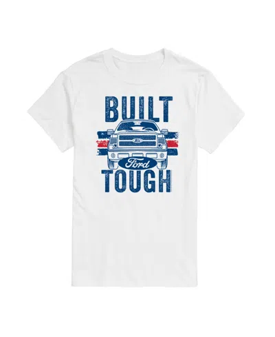 Airwaves Men's Ford Built Tough Short Sleeve T-shirt In White
