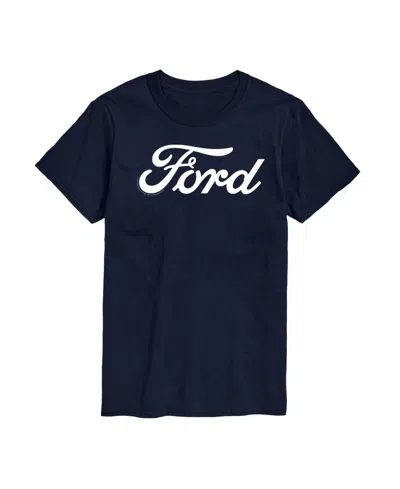 Airwaves Men's Ford Logo Short Sleeve T-shirt In Blue