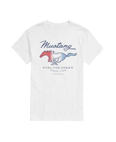 Airwaves Men's Ford Mustang Short Sleeve T-shirt In White
