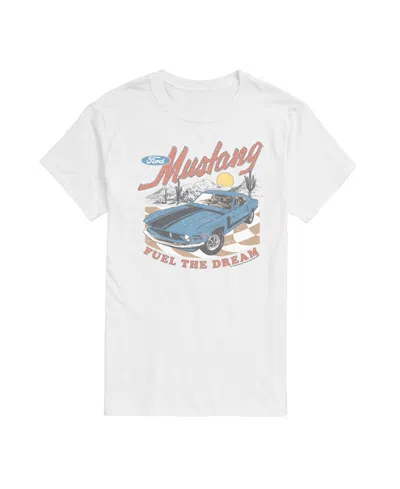Airwaves Men's Ford Mustang Short Sleeve T-shirt In White