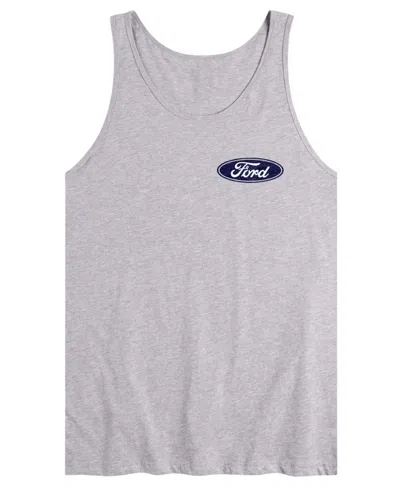 Airwaves Men's Ford Sleeveless Graphic Tank T-shirts In Gray