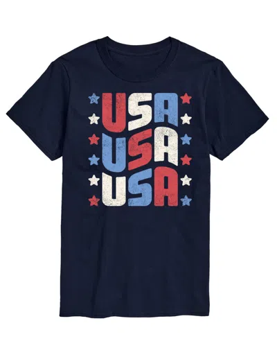 Airwaves Men's Fourth Of July Usa Short Sleeve T-shirt