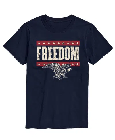 Airwaves Men's Freedom Short-sleeve Graphic T-shirts In Blue