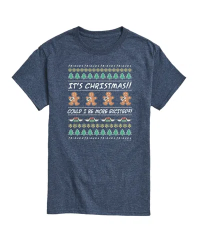 Airwaves Men's Friends Christmas Short Sleeve T-shirt In Blue