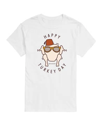 Airwaves Men's Friends Thanksgiving Short Sleeve T-shirt In White