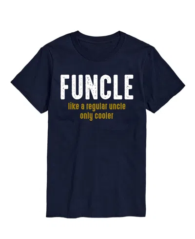 Airwaves Men's Funcle Definition Short Sleeve T-shirt In Blue