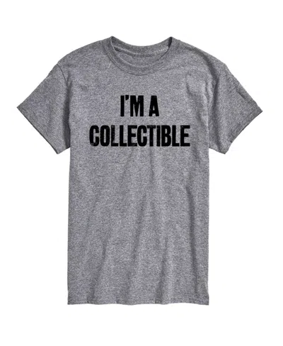 Airwaves Men's Funny Short Sleeve T-shirt In Gray