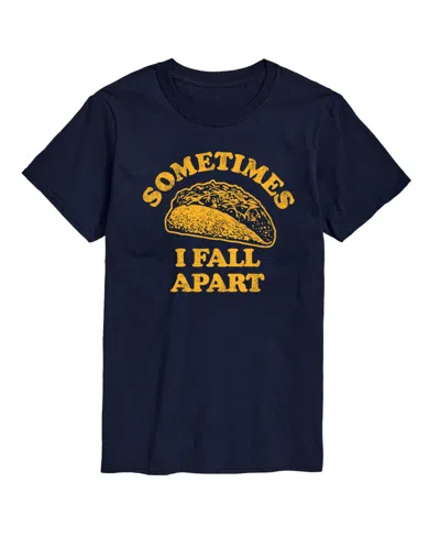 Airwaves Men's Funny Taco Short Sleeve T-shirt In Blue