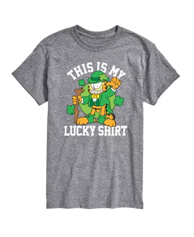 Airwaves Men's Garfield Short Sleeve T-shirts In Gray