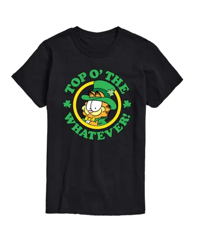 Airwaves Men's Garfield Top O The Whatever Short Sleeve T-shirt In Black