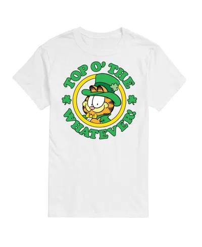 Airwaves Men's Garfield Top O The Whatever Short Sleeve T-shirt In White