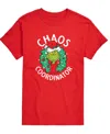 Airwaves Men's Grinch Chaos Coordinator Graphic Crewneck T-shirt In Red