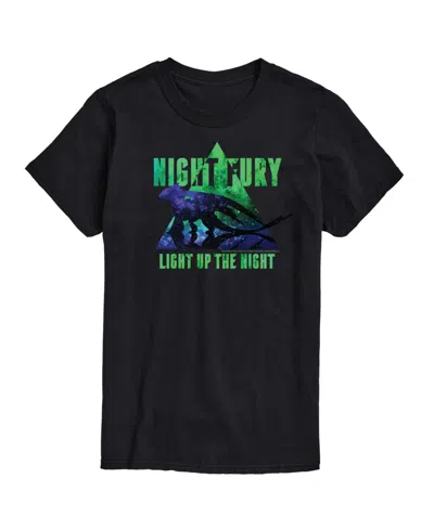 Airwaves Men's How To Train Your Dragon Night Fury Short Sleeve T-shirt In Black