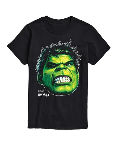 Airwaves Men's Hulk Face Oversized Short Sleeve T-shirt In Black