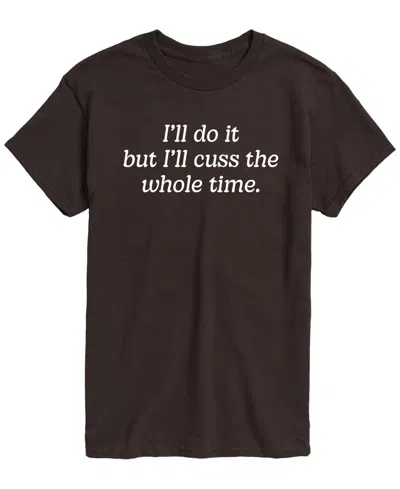 Airwaves Men's I'll Do It Short-sleeve Graphic T-shirt In Dark Brown