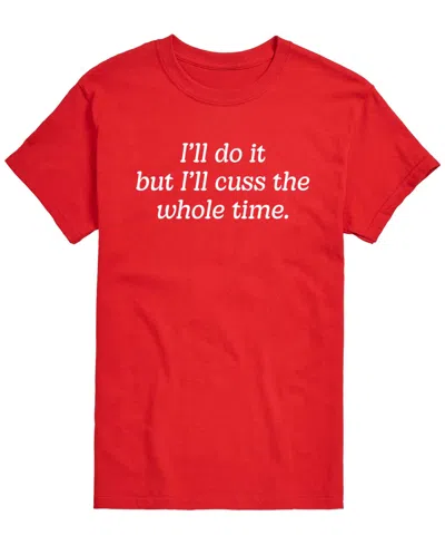 Airwaves Men's I'll Do It Short-sleeve Graphic T-shirt In Red