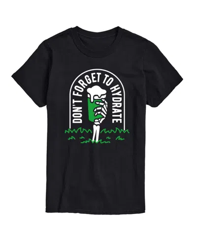 Airwaves Men's Instant Message Don't Forget To Hydrate Short-sleeve Graphic T-shirt In Black