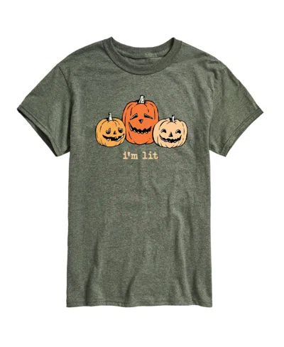 Airwaves Men's Instant Message Halloween Short Sleeve T-shirt In Green