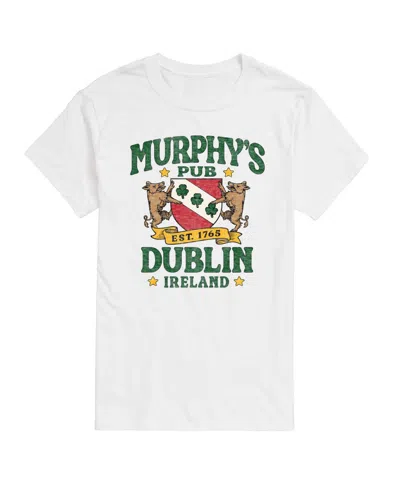 Airwaves Men's Instant Message Murphys Pub Dublin Short-sleeve Graphic T-shirt In White