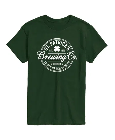 Airwaves Men's Instant Message St. Patrick's Brewing Co. Short-sleeve Graphic T-shirt In Green