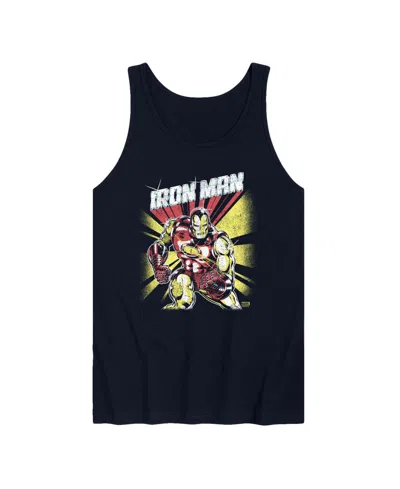 Airwaves Men's Iron Man Retro Graphic Tank Top In Navy