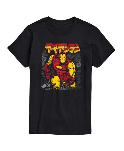 Airwaves Men's Iron Man Short Sleeve T-shirt In Black