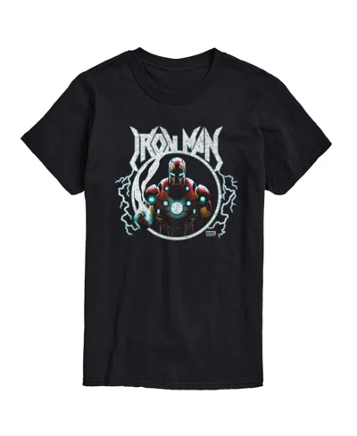 Airwaves Men's Iron Man Short Sleeve T-shirt In Black