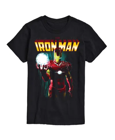 Airwaves Men's Iron Man Short Sleeve T-shirt In Black