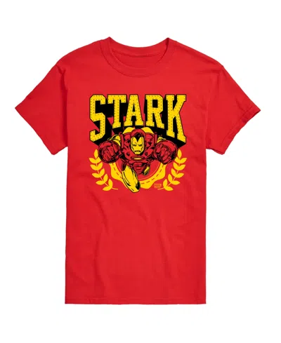 Airwaves Men's Iron Man Stark Industries Short Sleeve T-shirt In Red